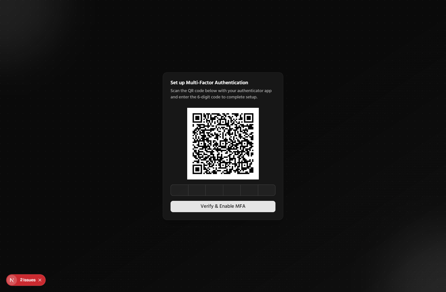 Set Up Your Master Password